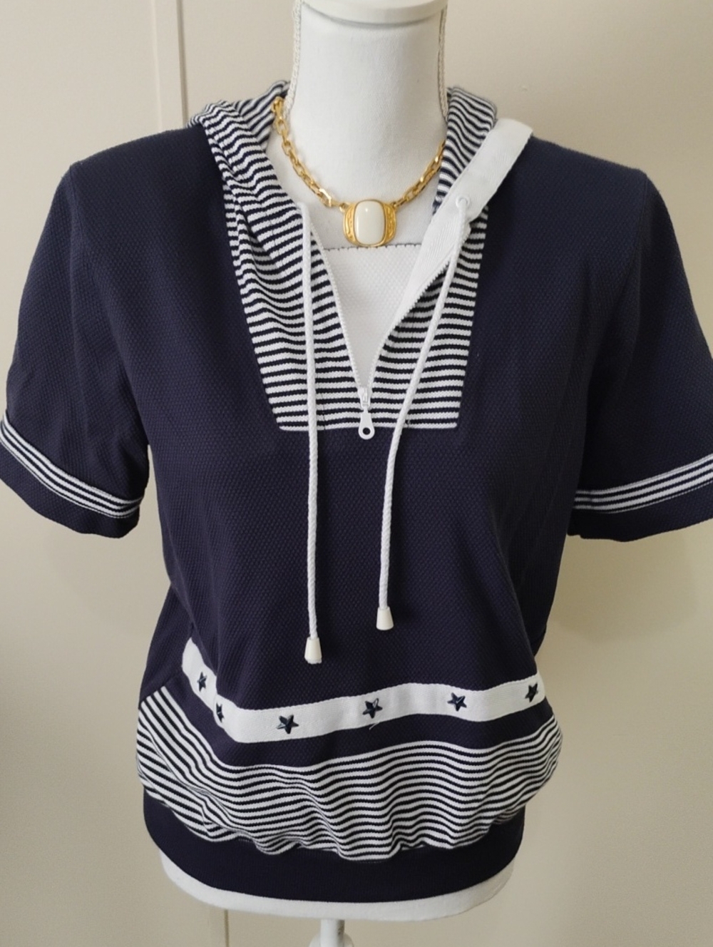 Nautical Alfred Dunner Top